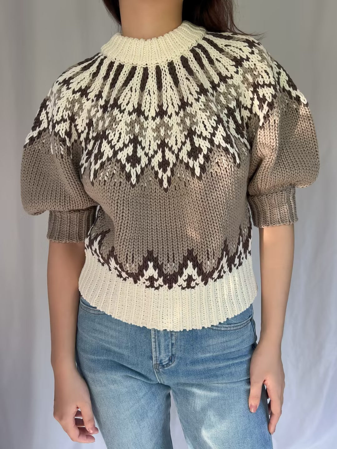 Marty Sweater - Moonlight Fairisle