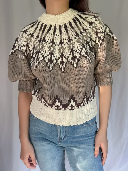 Marty Sweater - Moonlight Fairisle