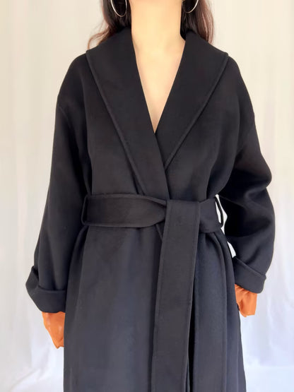 BMB Trullem Wool Coat - Black
