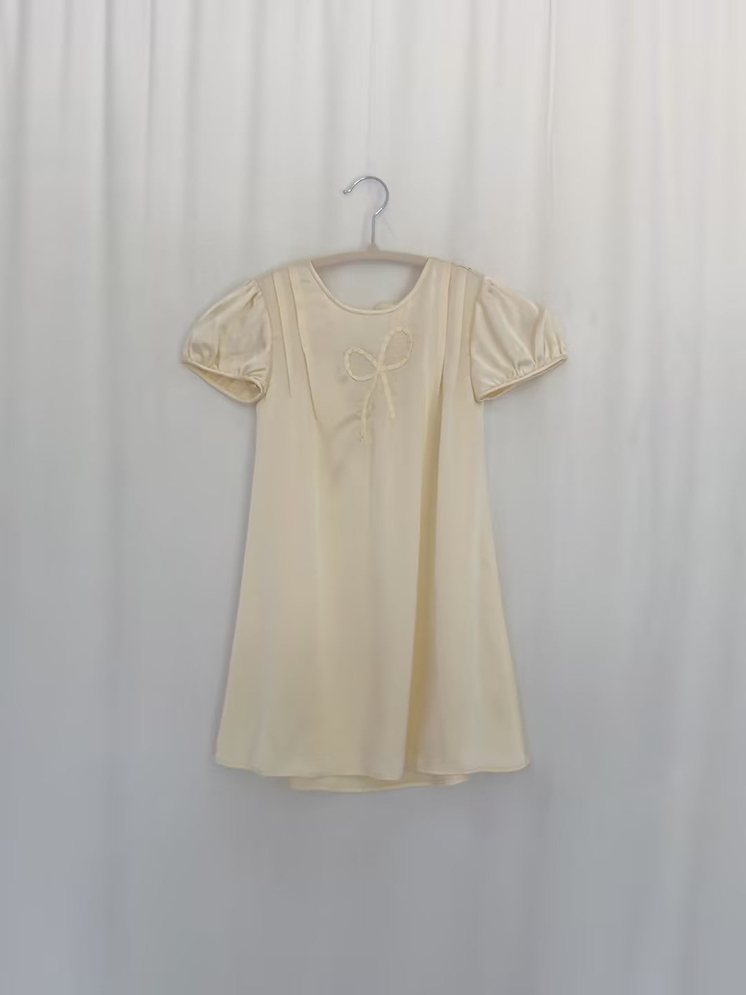 Goldie Kid Dress - Creme Citron in 6