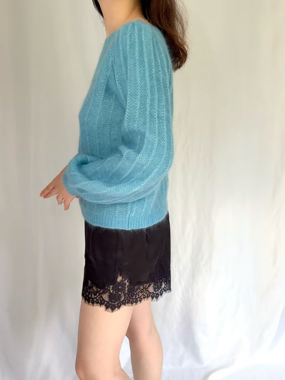 Aretha Jumper - Blue Lagoon in S