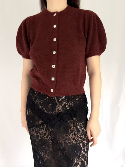 Anisa Cardigan - Bordeaux