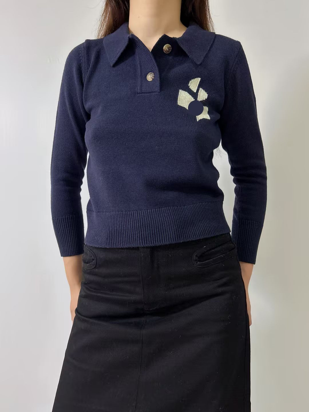 IM Nola Sweater in Midnight Navy