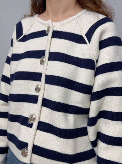 Gilet Massimo Striped Cardigan [size 1 sample sale]