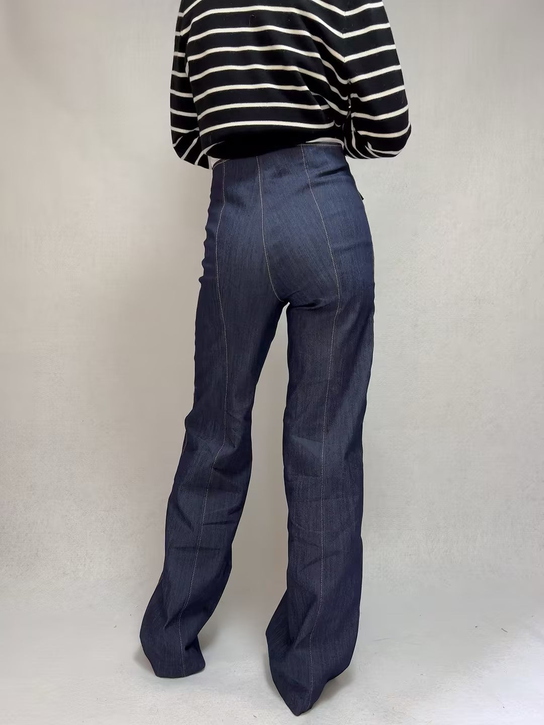 Long Azure Pants Denim [size 8 sample sale]