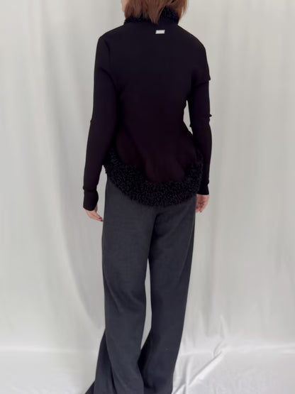 Scout Knit Top - Black in S