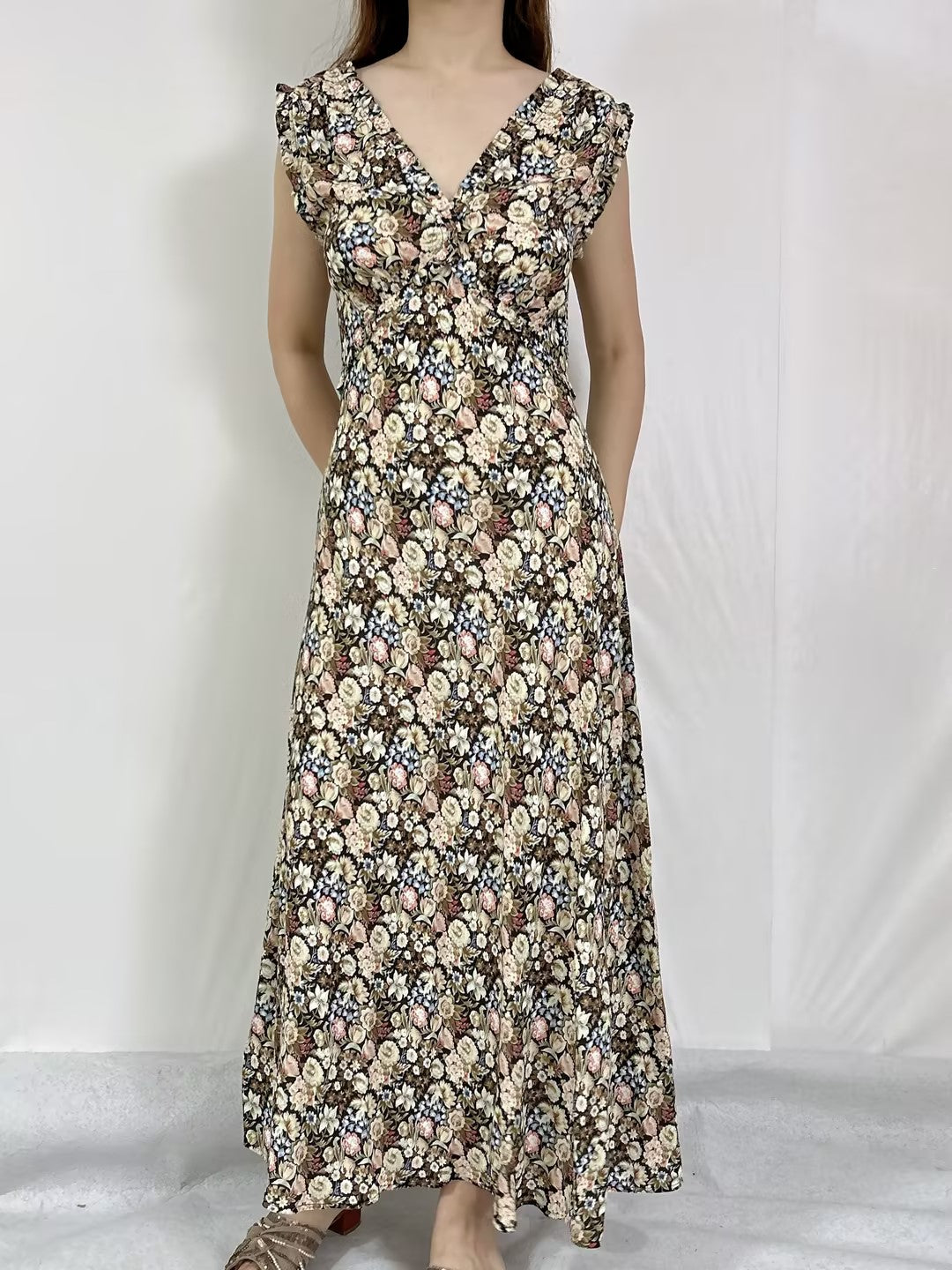 Tahlia Long Dress In Arbor Floral