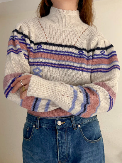 IM Georgia High-Neck Striped Jumper [size 36 sample sale]