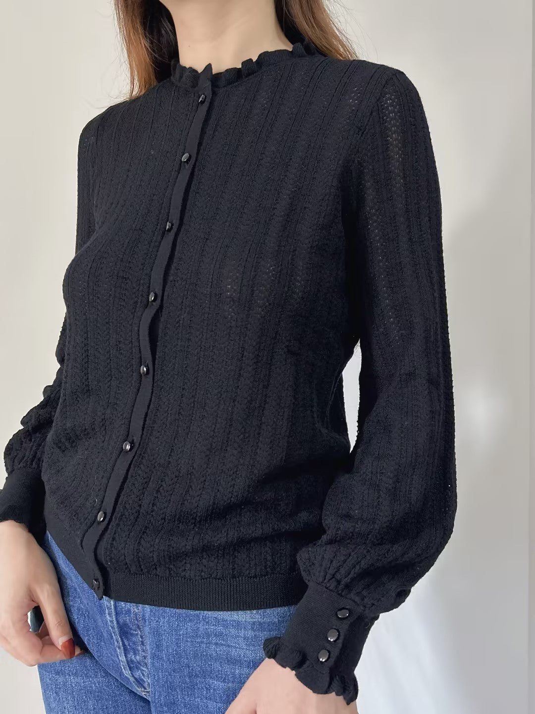 Louis Cardigan in Black