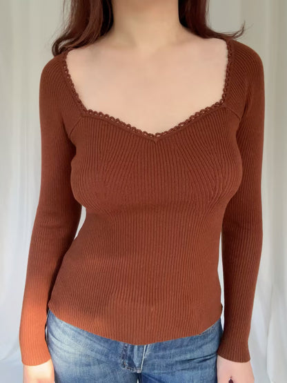 Maha Jumper - Chestnut Brown