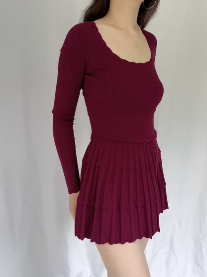 Robe courte extensible LSF lavande - Baies épicées