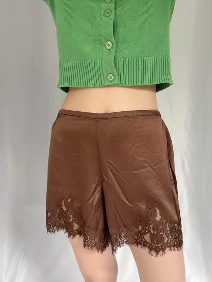 Fern Satin Short - Pinecone