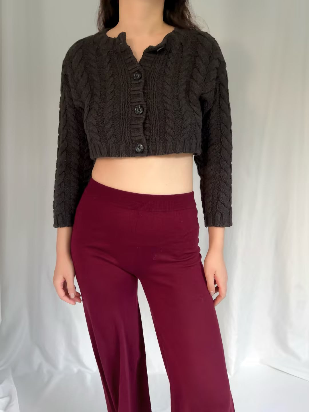 CL Berta Charcoal Cardigan in S