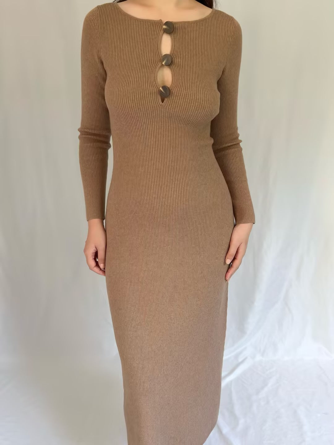 Scarlett Dress - Camel