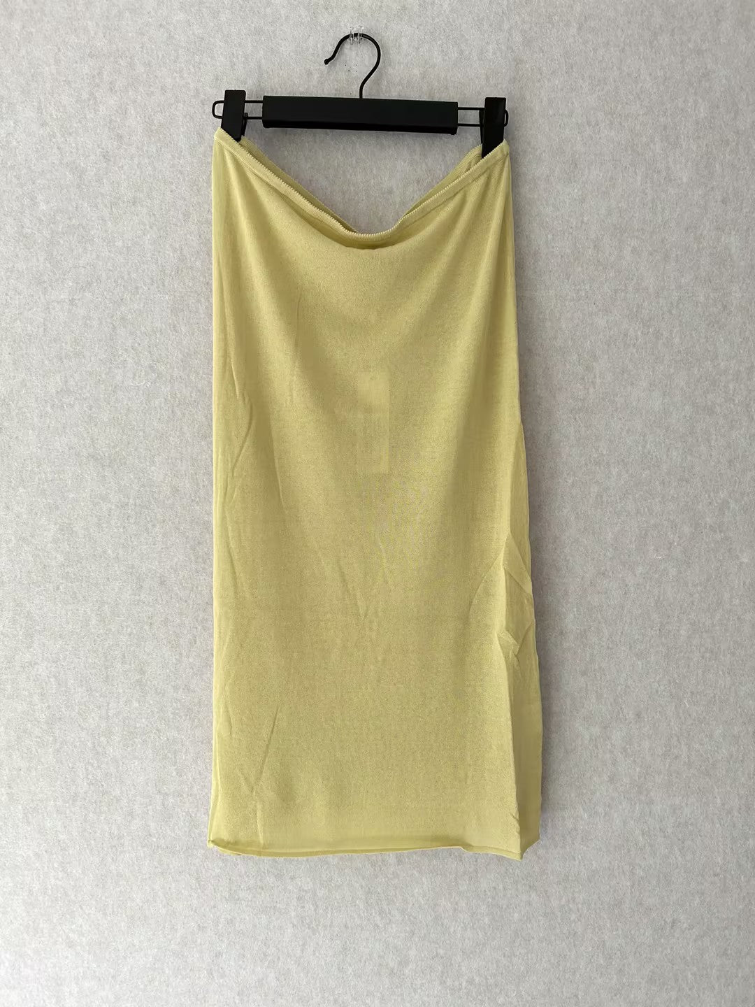 CL Faye Sheer Pistachio Skirt in S