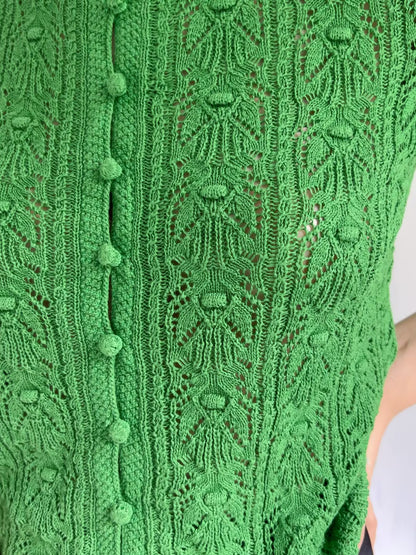 Milane Crochet Top - Green