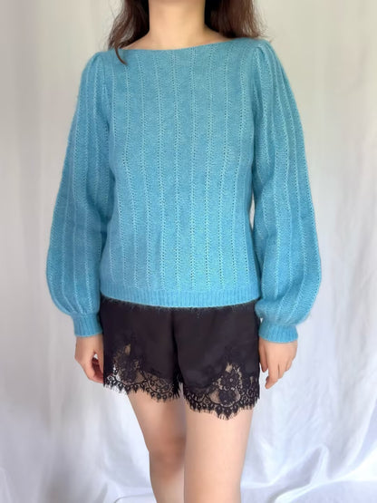 Aretha Jumper - Blue Lagoon in S