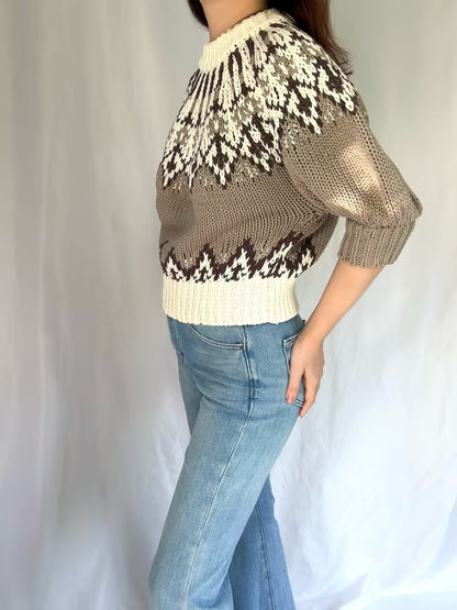 Marty Sweater - Moonlight Fairisle