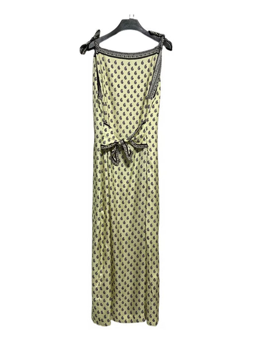 Robe mi-longue en dentelle Sohana en jaune jonquille