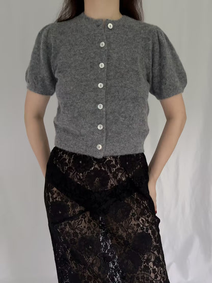 Anisa Cardigan - Dark Heather Grey