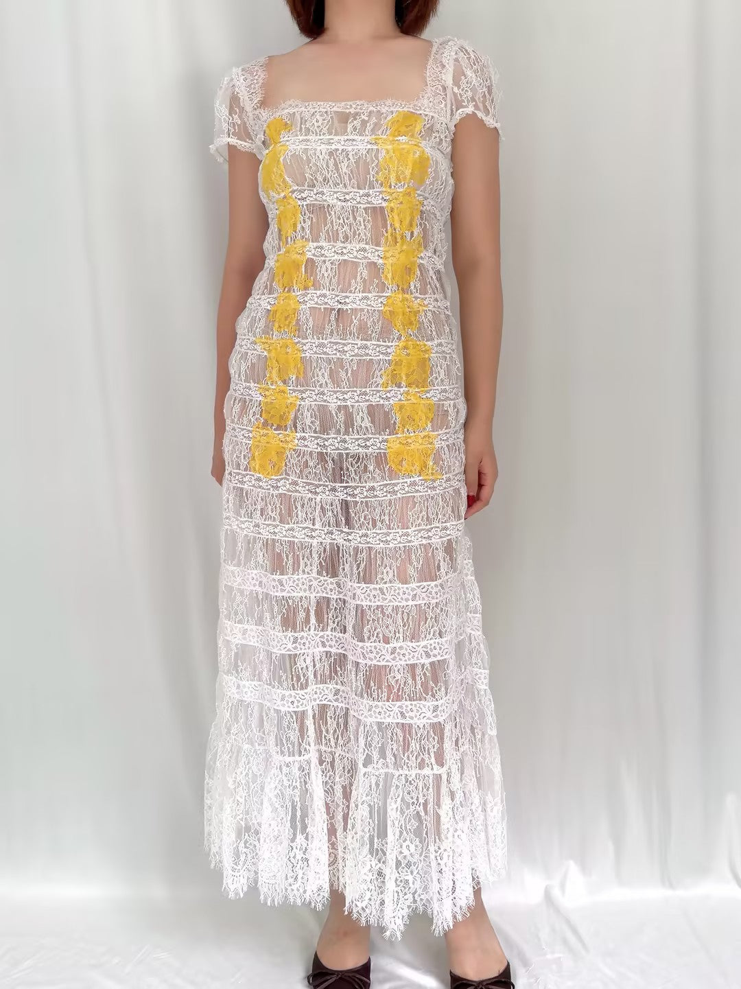 Adelaide Lace Dress - Salt