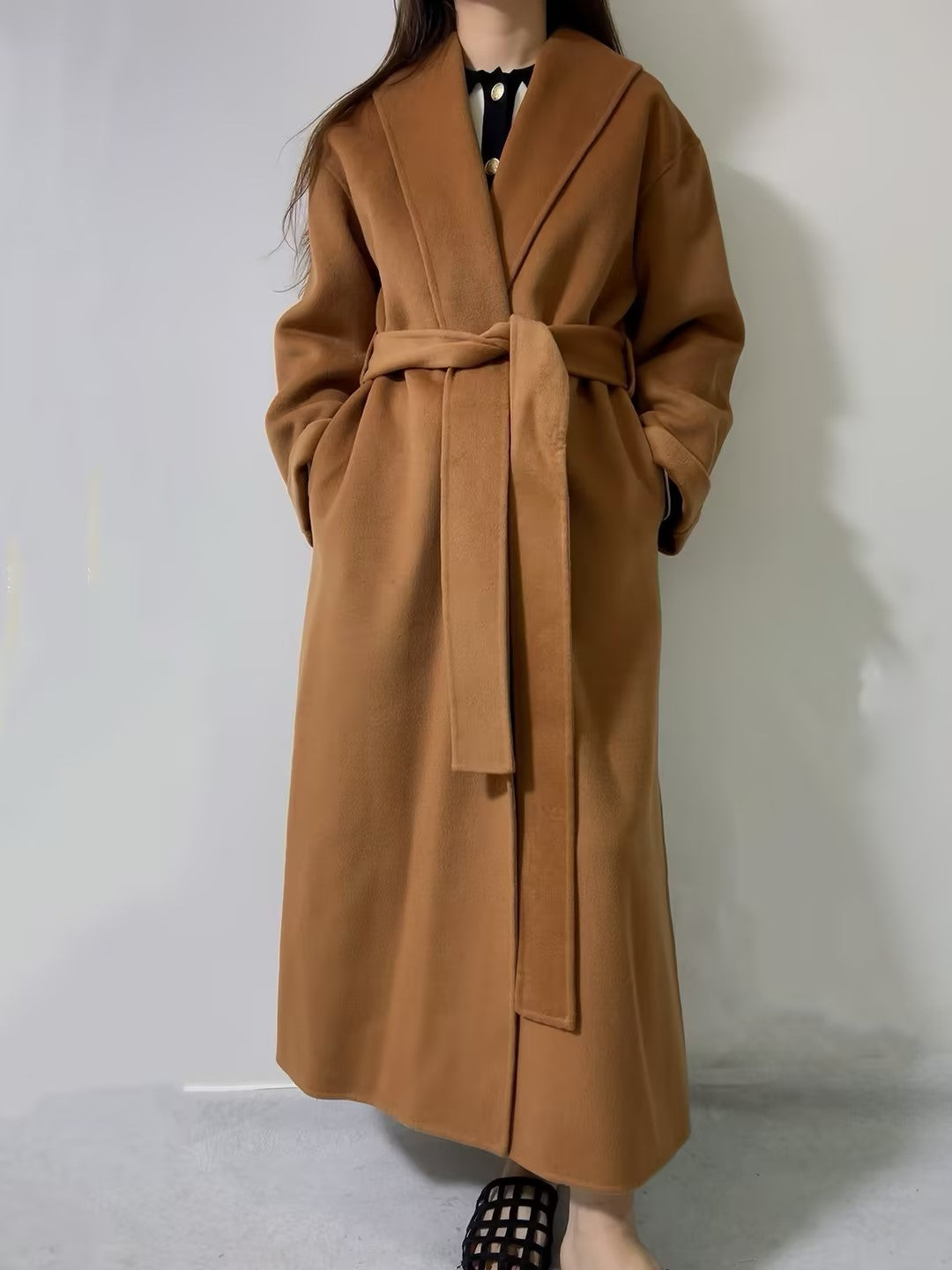 BMB Trullem Wool Coat - Raw Sugar in EU34 [Last Stock/Brand New]