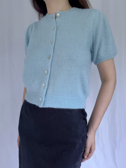 Anisa Cardigan - Glass Slipper Blue