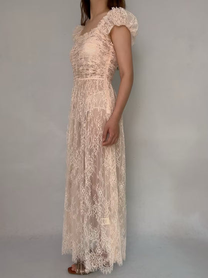 Pamelina Lace Dress Pink