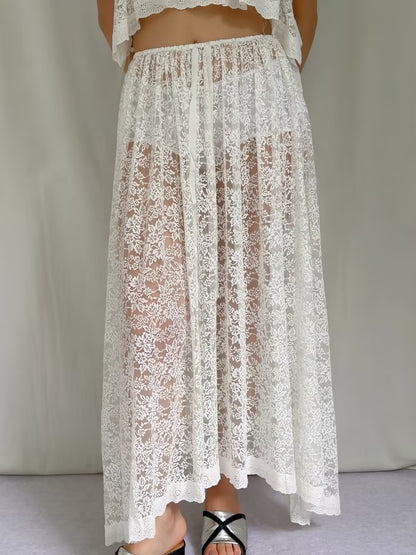 Zinnia Skirt - Salt
