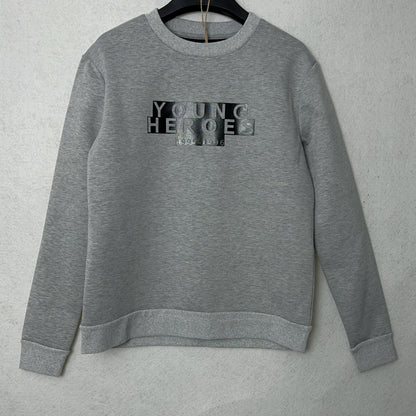 Sweat imprimé gris