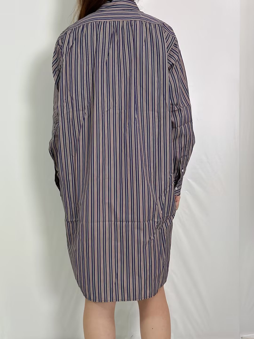 Jora Shirt Dress in San Marino Stripe