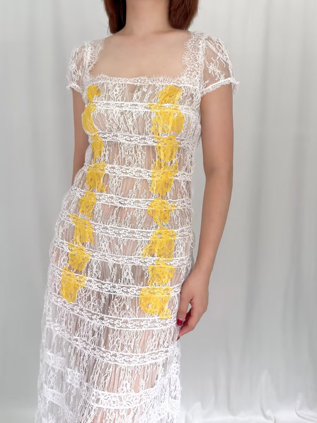 Adelaide Lace Dress - Salt