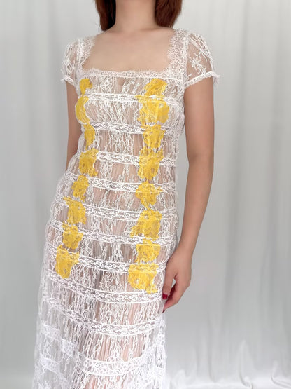 Adelaide Lace Dress - Salt