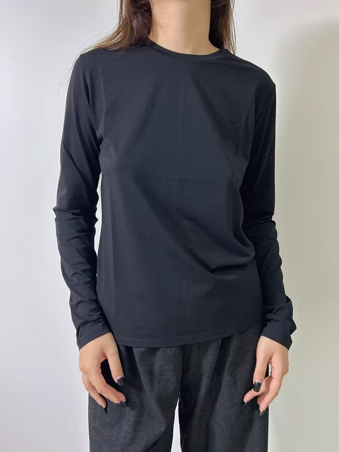 Sherman Black Top in Cotton