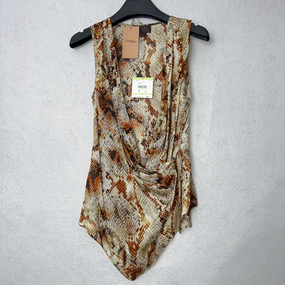 Silk Wrap Vest [size 4 sample sale]