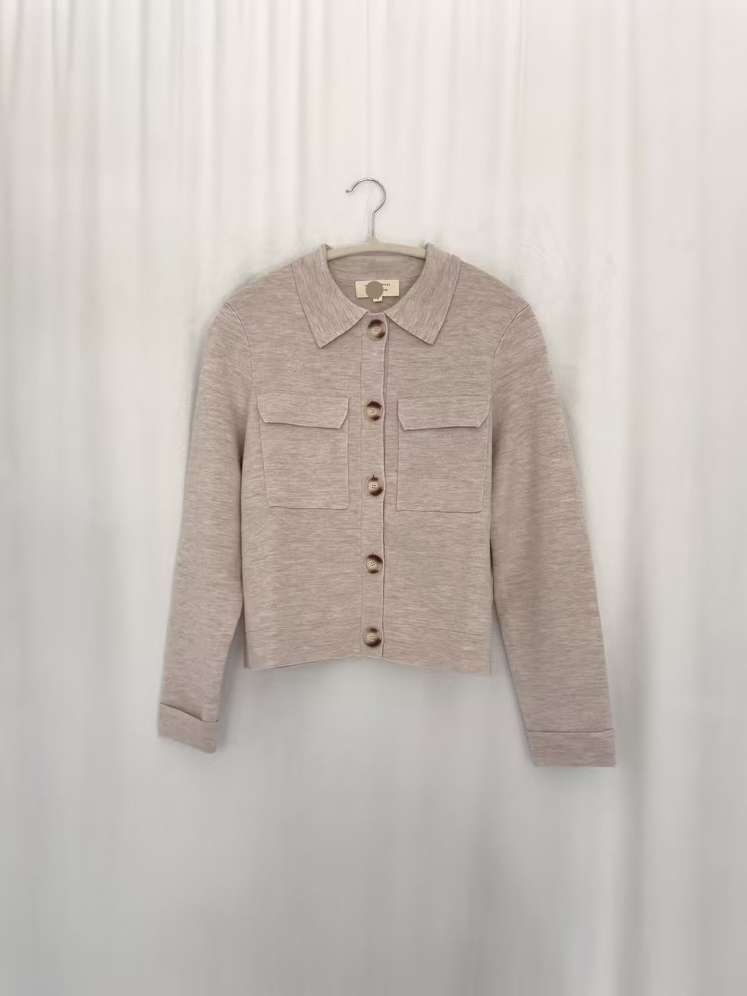Betty Cardigan - Mottled Beige