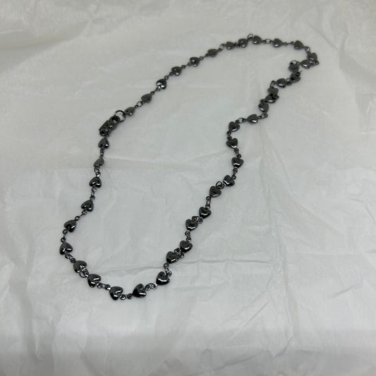 CH Habibi Heart Black Hardware Necklace Chain