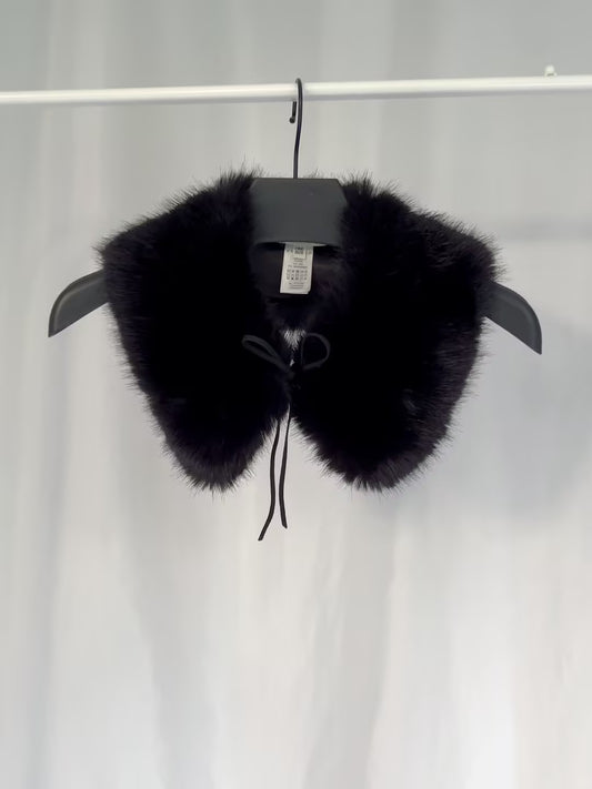 Cowie Faux Fur Collar - Black