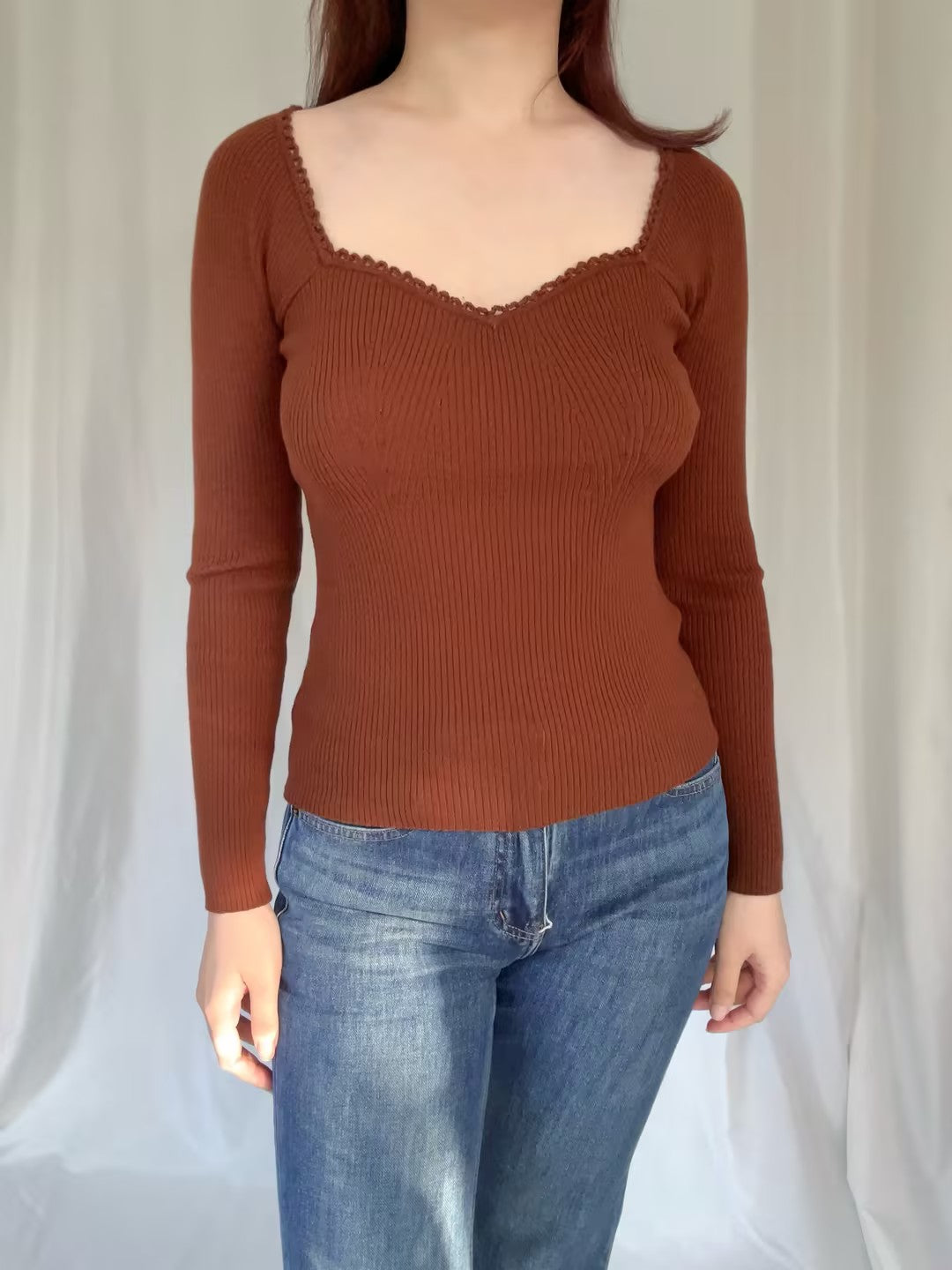 Maha Jumper - Chestnut Brown