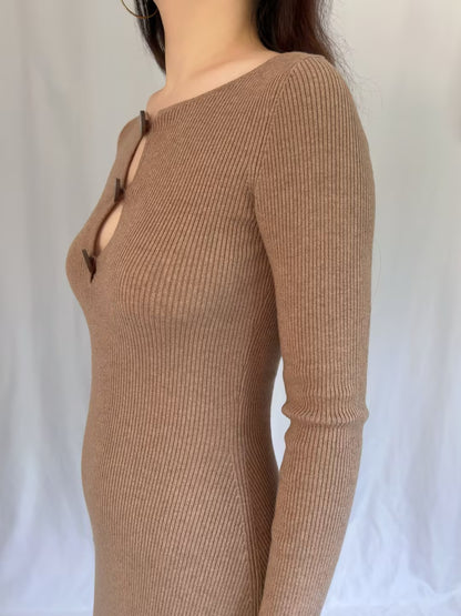 Scarlett Dress - Camel