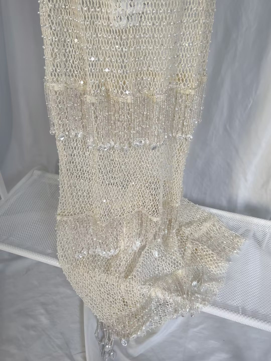 Crochet Bloom Beach Dress in US4