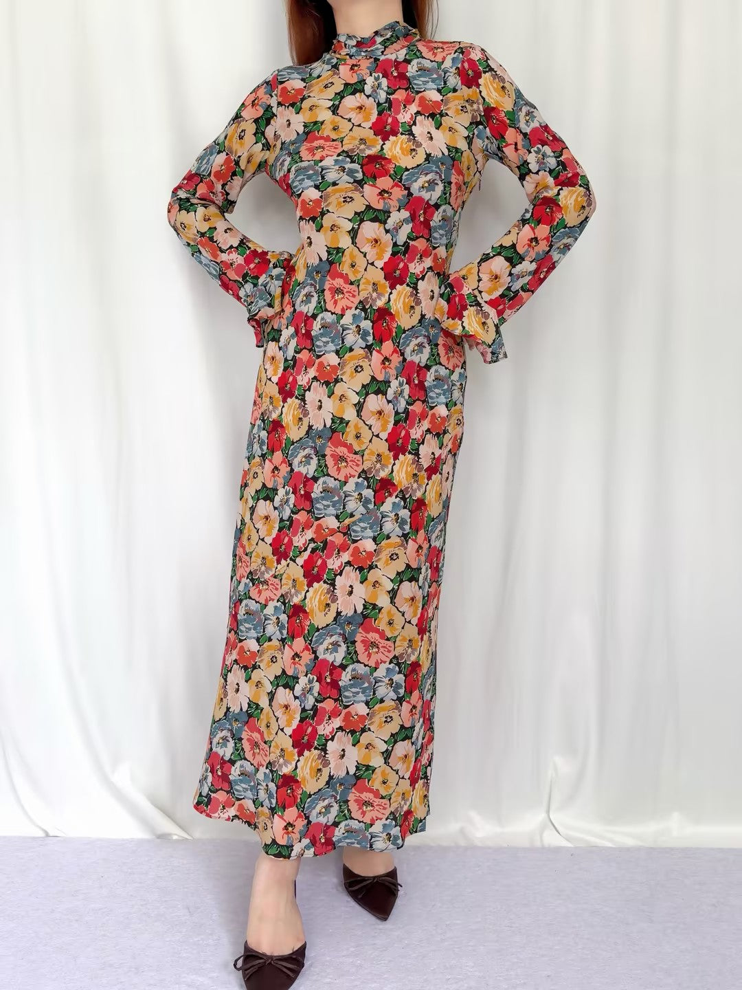 Musetta Dress - Poppy Meadow