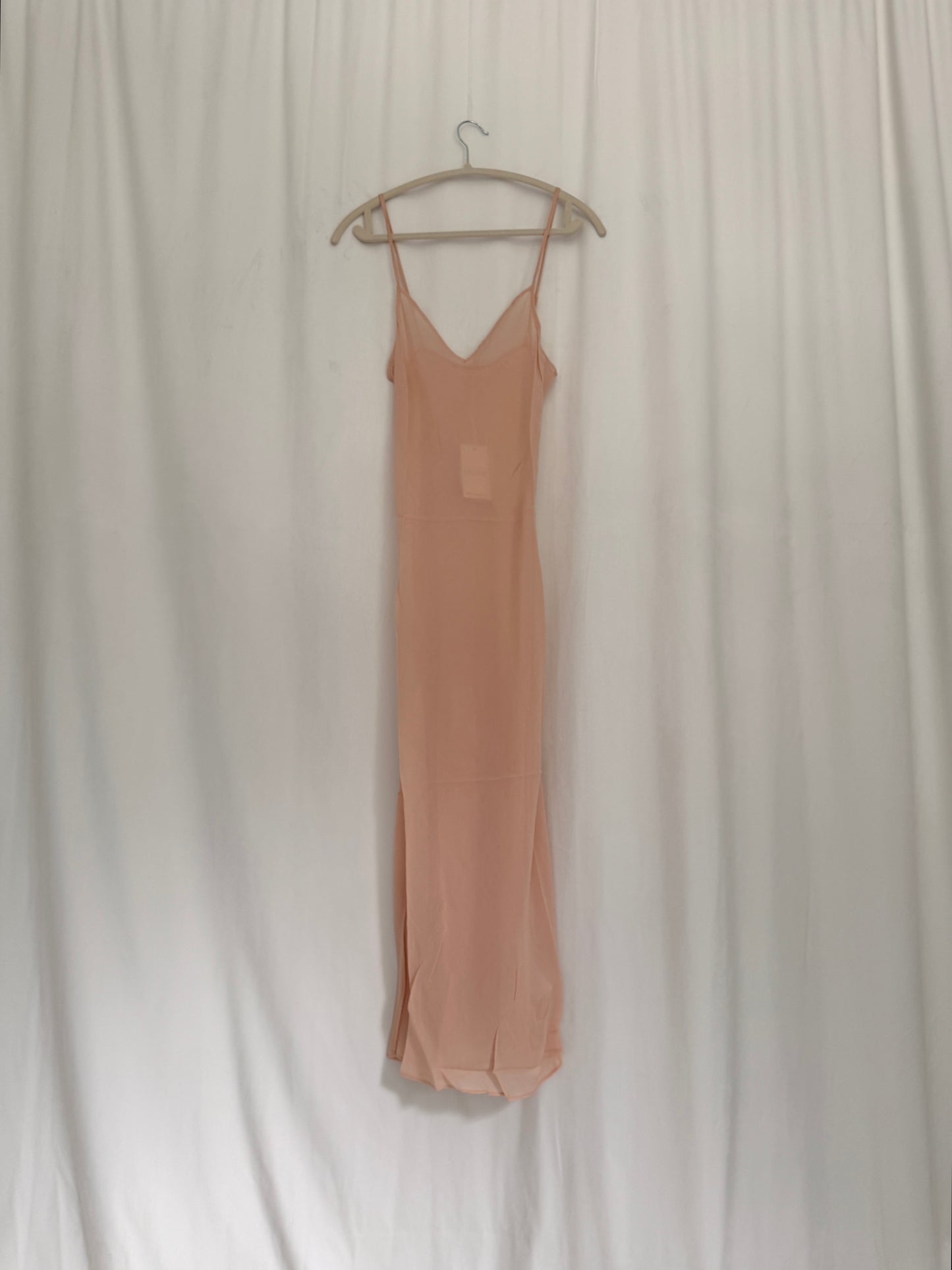 Robe mi-longue en dentelle Sohana en jaune jonquille