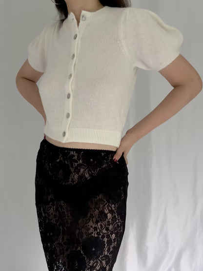 Anisa Cardigan - Ivory