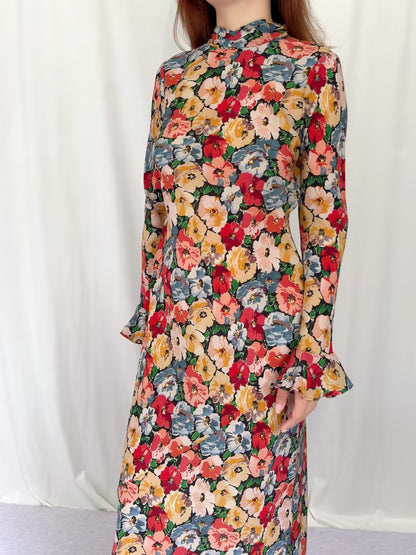 Musetta Dress - Poppy Meadow