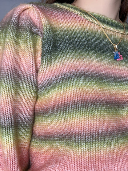 Pull à rayures multicolores Vil