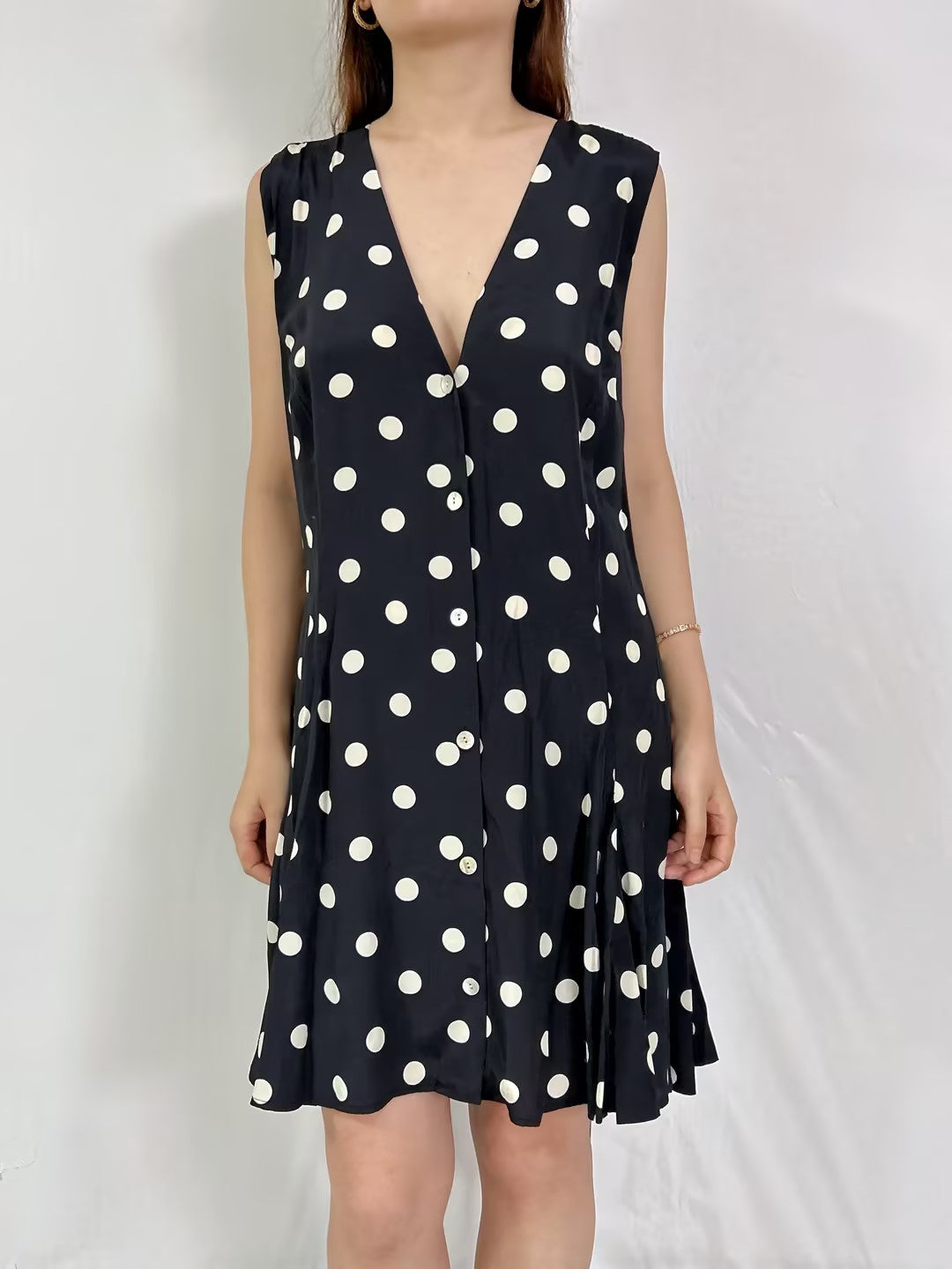 Aubrey Polka-dot  Dress in Size XXL