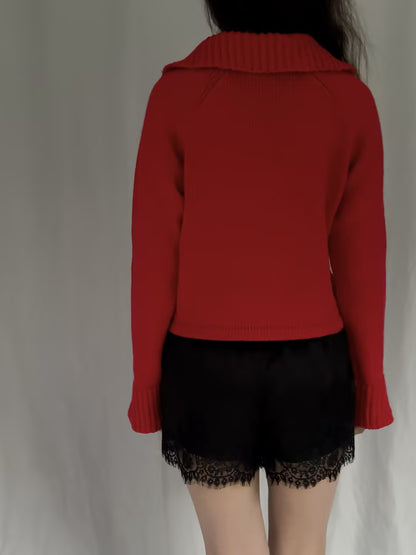 CL Bireno Cardigan - Red in S