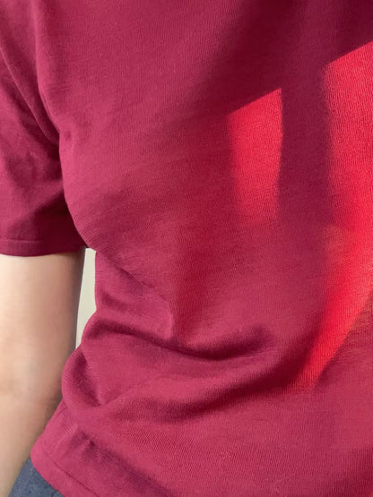 DL Pima Cotton Top - Aubergine in S