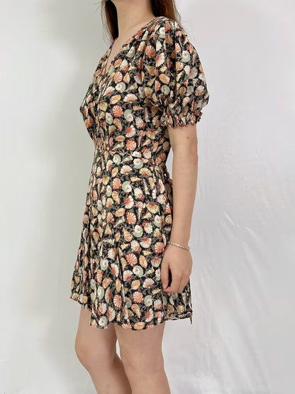 Serra Silk Short Dress